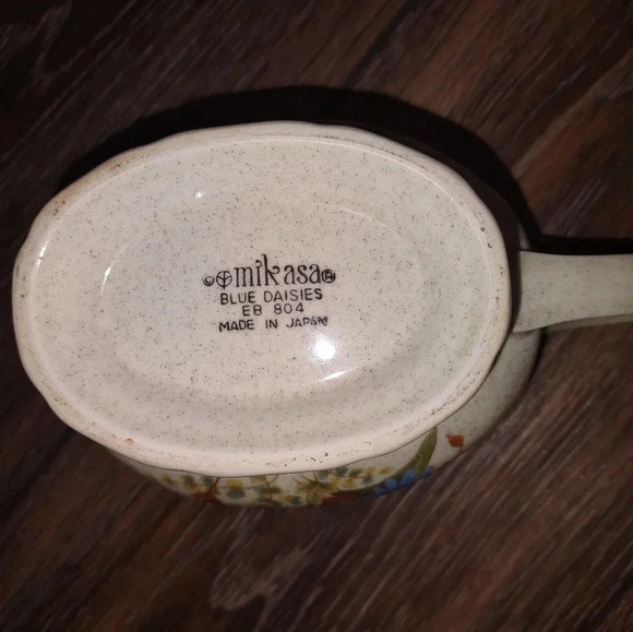 Mikasa Blue Daisy EB804 Gravy Boat Japan - Picture 4 of 5